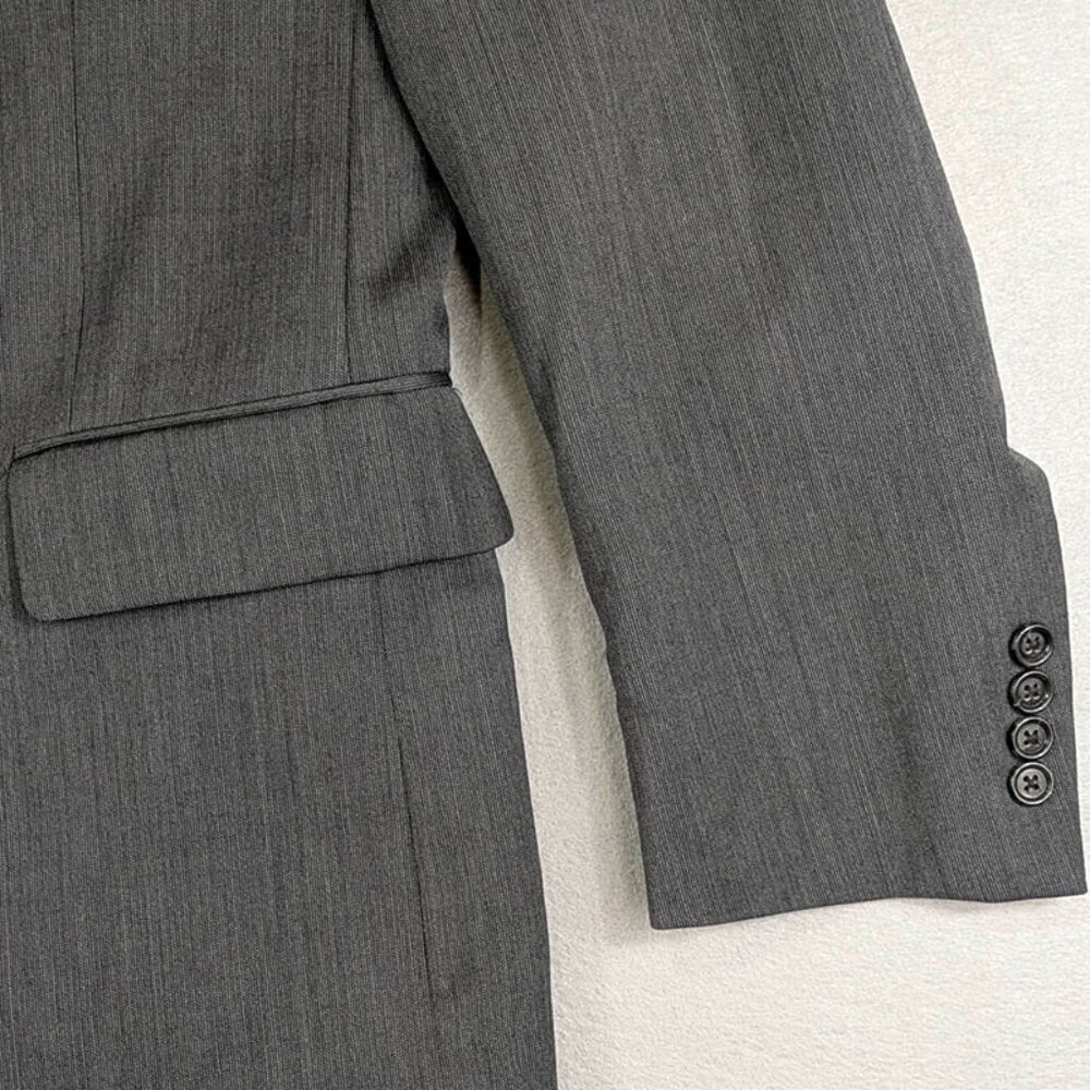 Jos A Bank Classic Collection Blazer Mens‎ 38R 100% Wool Gray 2 Button Dual Vent - Picture 2 of 14